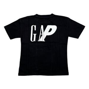 Palace x GAP Logo Black Youth T-Shirt - Unisex Casual Tee - Size Small -NWT